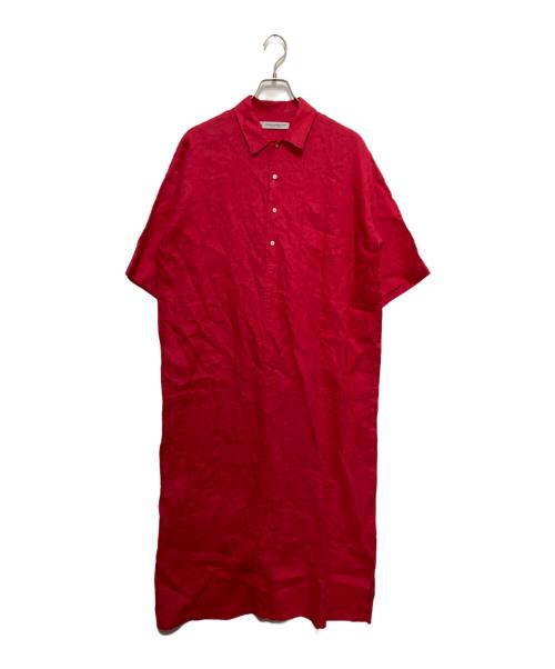 journal standard luxe（ジャーナルスタンダード ラックス）JOURNAL STANDARD LUXE (ジャーナルスタンダード ラックス) 40リネンワッシャー シャツワンピース ピンク サイズ:FREE 未使用品の古着・服飾アイテム