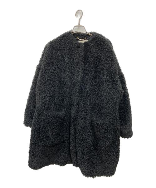 MACKINTOSH（マッキントッシュ）MACKINTOSH (マッキントッシュ) NEW HUMBIE NO COLLAR ECO FUR ブラック サイズ:4の古着・服飾アイテム