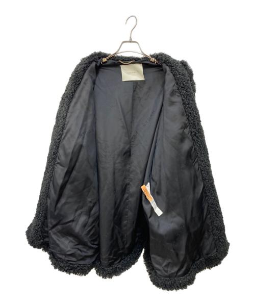 MACKINTOSH（マッキントッシュ）MACKINTOSH (マッキントッシュ) NEW HUMBIE NO COLLAR ECO FUR ブラック サイズ:4の古着・服飾アイテム