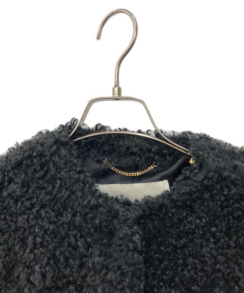 MACKINTOSH（マッキントッシュ）MACKINTOSH (マッキントッシュ) NEW HUMBIE NO COLLAR ECO FUR ブラック サイズ:4の古着・服飾アイテム