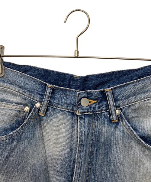 ANCELLM（アンセルム）ANCELLM (アンセルム) DAMAGE WIDE 5P DENIM PANTS インディゴ サイズ:1の古着・服飾アイテム