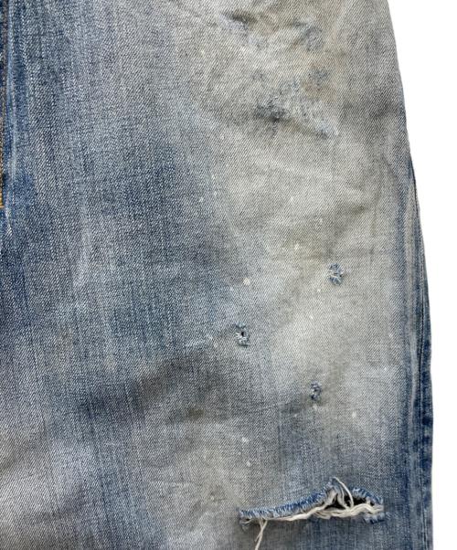 ANCELLM（アンセルム）ANCELLM (アンセルム) DAMAGE WIDE 5P DENIM PANTS インディゴ サイズ:1の古着・服飾アイテム