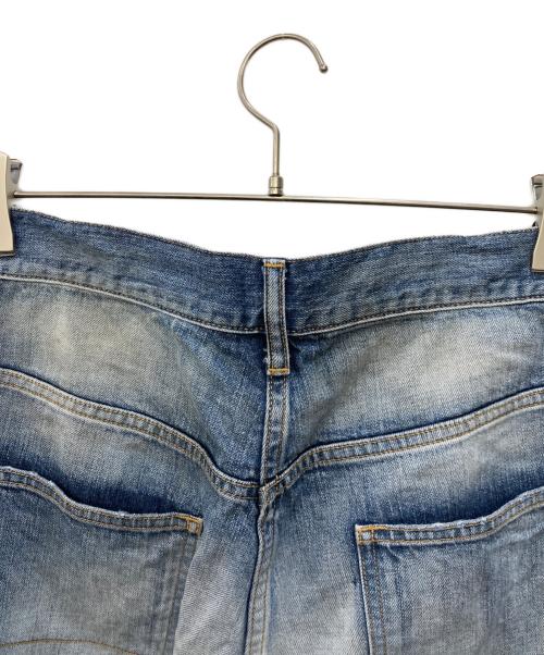 ANCELLM（アンセルム）ANCELLM (アンセルム) DAMAGE WIDE 5P DENIM PANTS インディゴ サイズ:1の古着・服飾アイテム