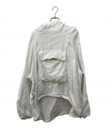 ANCELLM（アンセルム）の古着「L/R PULLOVER HOODIE」｜ホワイト