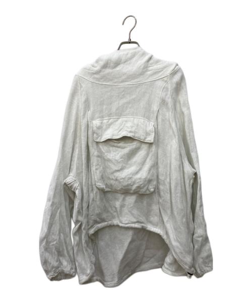 ANCELLM（アンセルム）ANCELLM (アンセルム) L/R PULLOVER HOODIE ホワイト サイズ:2の古着・服飾アイテム