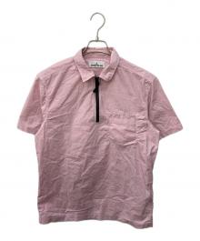 STONE ISLAND（ストーンアイランド）の古着「Tela Paracadute Stretch shirt」｜ピンク