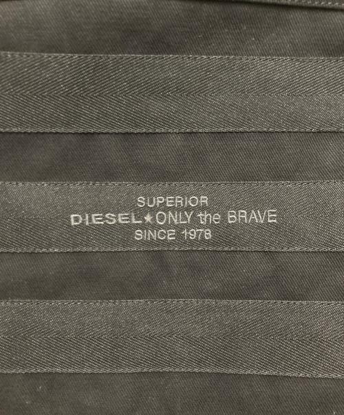DIESEL（ディーゼル）DIESEL (ディーゼル) J-YUKI レザー切替ジャケット ブラック サイズ:Sの古着・服飾アイテム