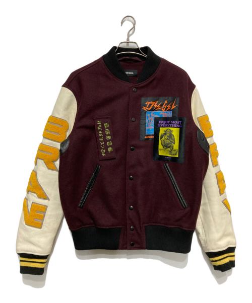 DIESEL（ディーゼル）DIESEL (ディーゼル) L-Harryz ボンバージャケット ボルドー サイズ:Lの古着・服飾アイテム