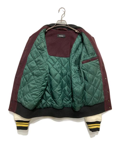 DIESEL（ディーゼル）DIESEL (ディーゼル) L-Harryz ボンバージャケット ボルドー サイズ:Lの古着・服飾アイテム