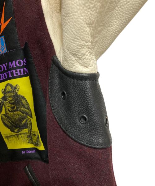 DIESEL（ディーゼル）DIESEL (ディーゼル) L-Harryz ボンバージャケット ボルドー サイズ:Lの古着・服飾アイテム