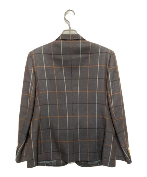 Burberry's（バーバリーズ）Burberry's (バーバリーズ) 金釦スカートセットアップスーツ ブラウン サイズ:9の古着・服飾アイテム