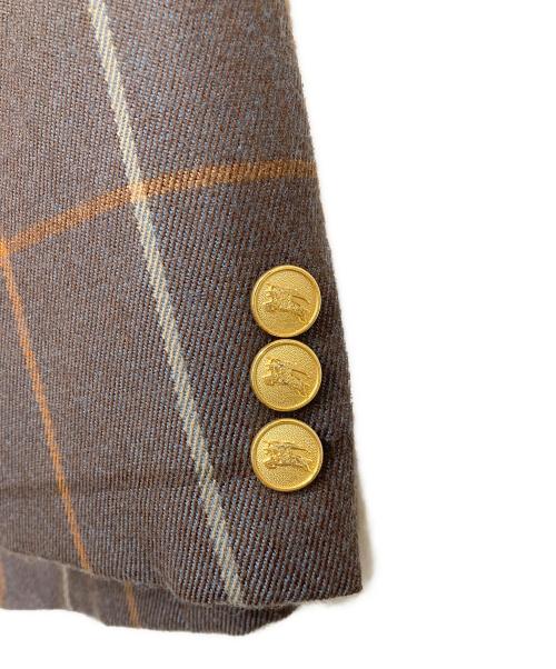 Burberry's（バーバリーズ）Burberry's (バーバリーズ) 金釦スカートセットアップスーツ ブラウン サイズ:9の古着・服飾アイテム