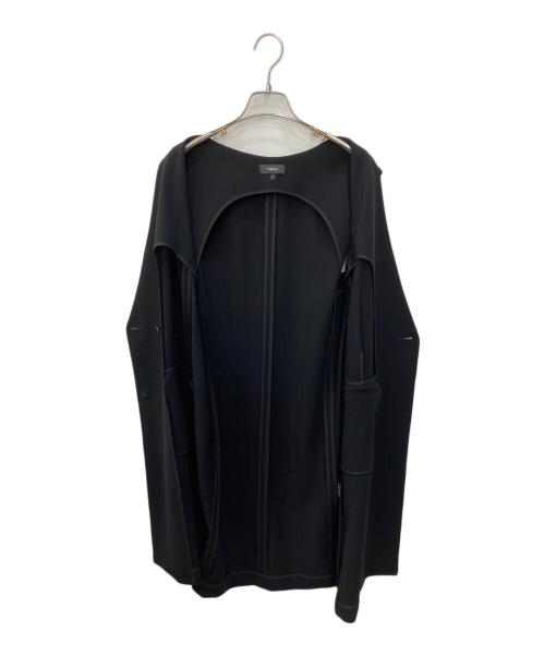 theory（セオリー）theory (セオリー) Seam VT ロングジレベスト ブラック サイズ:6の古着・服飾アイテム