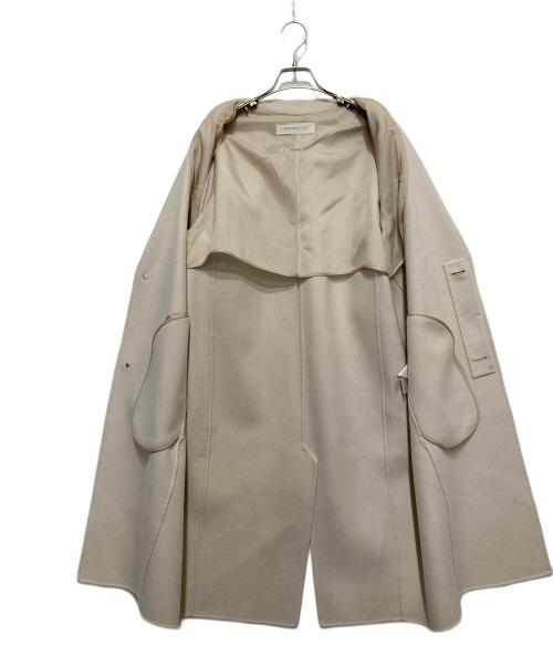 GALERIE VIE（ギャルリーヴィー）GALERIE VIE (ギャルリーヴィー) ライトメルトンチェスターコート ベージュ サイズ:38の古着・服飾アイテム