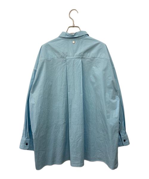 CALMER（カルメール）calmer (カルメール) ナチュラルダイBIGシャツ ブルー サイズ:不明の古着・服飾アイテム