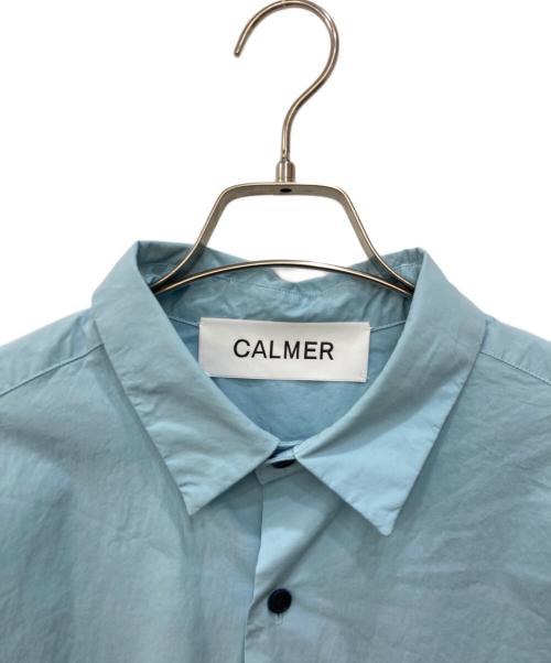 CALMER（カルメール）calmer (カルメール) ナチュラルダイBIGシャツ ブルー サイズ:不明の古着・服飾アイテム