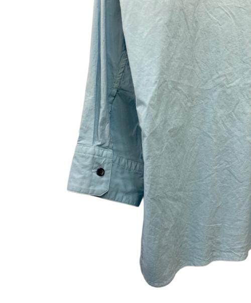 CALMER（カルメール）calmer (カルメール) ナチュラルダイBIGシャツ ブルー サイズ:不明の古着・服飾アイテム