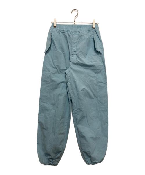 CALMER（カルメール）calmer (カルメール) ナチュラルダイパンツ ブルー サイズ:2の古着・服飾アイテム