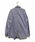 ATON (エイトン) GIZA STRIPE WASHED SHIRT ブルー×ホワイト サイズ:04：10000円