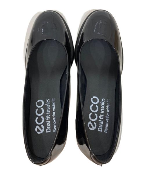 ECCO（エコー）ECCO (エコー) Sculpted LX 55 エナメルヒールパンプス ブラック サイズ:24cmの古着・服飾アイテム