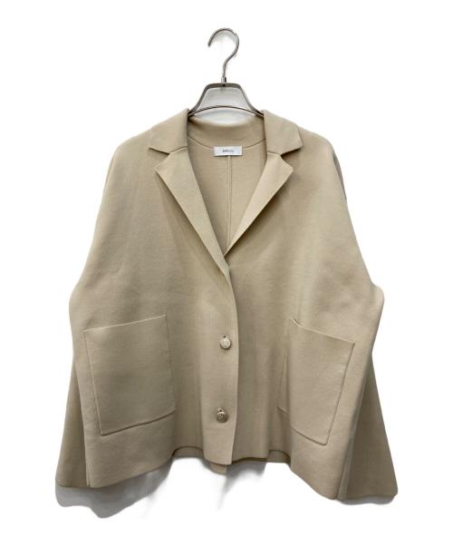 SHIPS any（シップスエニィ）SHIPS any (シップスエニィ) テーラード ニット カーディガン ジャケット ベージュ サイズ:FREEの古着・服飾アイテム