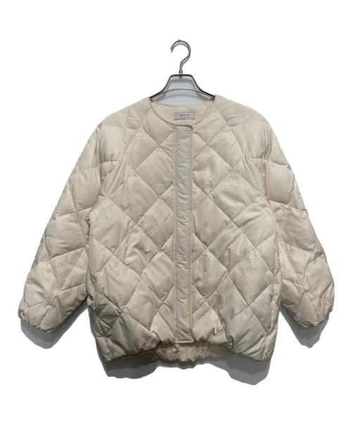 Acuta（アクータ）Acuta (アクータ) コクーンキルティングダウン-1 アイボリー サイズ:FREEの古着・服飾アイテム