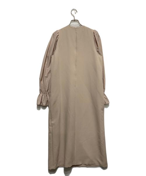 BEAUTY&YOUTH UNITED ARROWS（ビューティーアンドユースユナイテッドアローズ）BEAUTY&YOUTH UNITED ARROWS (ビューティーアンドユースユナイテッドアローズ) ブラウスワンピース ベージュ サイズ:Ⅿ 未使用品の古着・服飾アイテム
