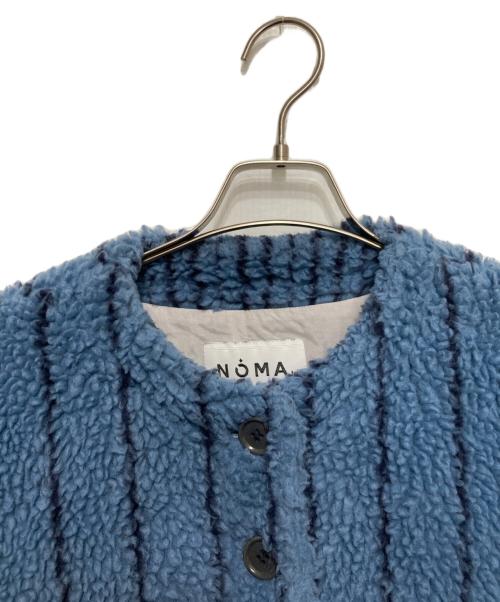 NOMA t.d.（ノーマティーディー）NOMA t.d. (ノーマティーディー) ボアコート ブルー サイズ:FREEの古着・服飾アイテム