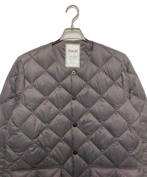 TAION（タイオン）TAION (タイオン) 別注キルティングダウン グレー サイズ:S 未使用品の古着・服飾アイテム