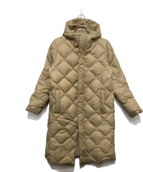TAION（タイオン）TAION (タイオン) ダウンコート ベージュ サイズ:Mの古着・服飾アイテム