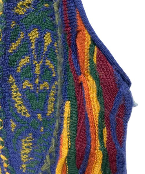 Coogi（クージー）Coogi (クージー) 3Dニットベスト マルチカラー サイズ:SSの古着・服飾アイテム