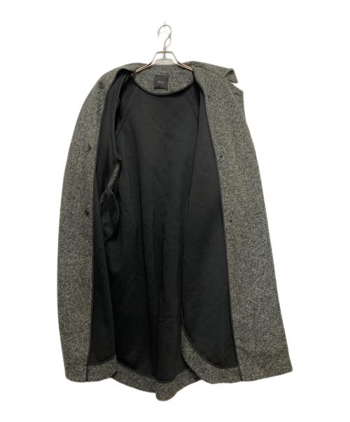 Spick and Span（スピック＆スパン）Spick and Span (スピックアンドスパン) Wスライバーヘリンボーンボリュームコート グレー サイズ:Sの古着・服飾アイテム