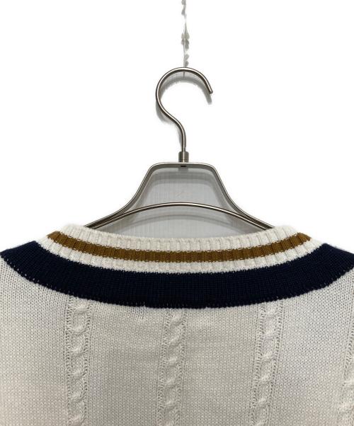 FRED PERRY（フレッドペリー）FRED PERRY (フレッドペリー) TILDEN KNIT DRESS ホワイト サイズ:Mの古着・服飾アイテム