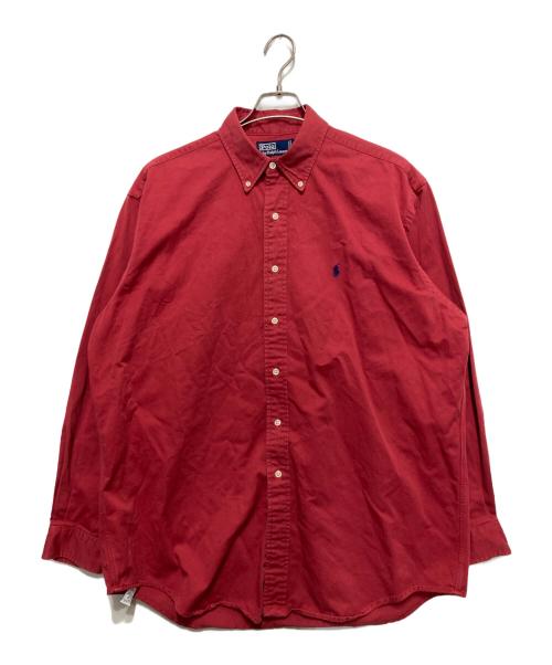 POLO RALPH LAUREN（ポロ・ラルフローレン）POLO RALPH LAUREN (ポロ・ラルフローレン) ボタンダウンシャツ レッド サイズ:Lの古着・服飾アイテム