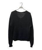 Gypsohilaジプソフィア）の古着「Lightly Knit Tops」｜ブラック