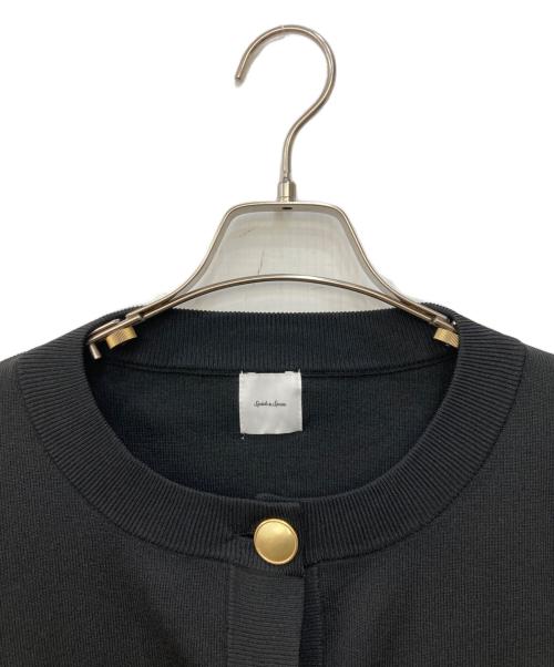 Spick and Span（スピック＆スパン）Spick and Span (スピックアンドスパン) ウォッシャブルクルーネックカーディガン ブラック サイズ:FREEの古着・服飾アイテム