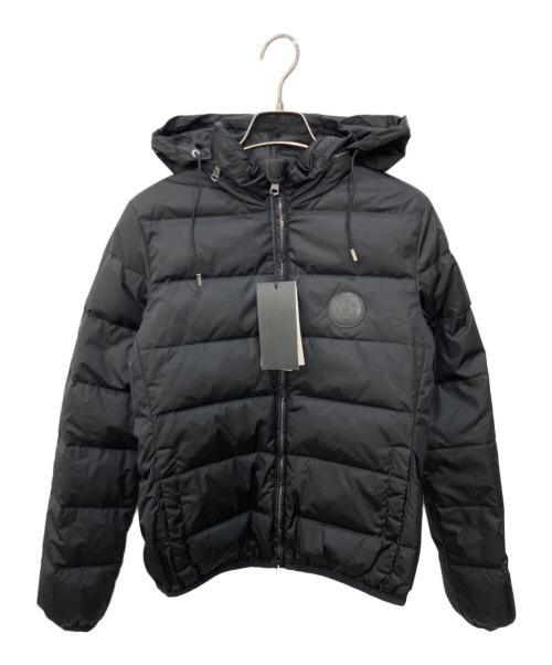 GUCCI（グッチ）GUCCI (グッチ) ロゴワッペンダウンジャケット ブラック サイズ:40の古着・服飾アイテム