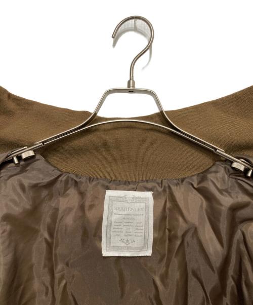 BEARDSLEY（ビアズリー）BEARDSLEY (ビアズリー) ジップフレアダウン ブラウン サイズ:FREEの古着・服飾アイテム