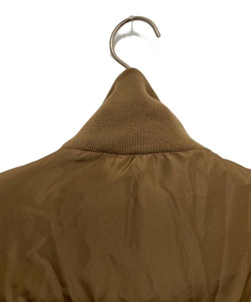 BEARDSLEY（ビアズリー）BEARDSLEY (ビアズリー) ジップフレアダウン ブラウン サイズ:FREEの古着・服飾アイテム