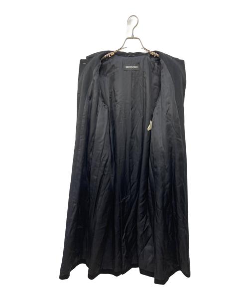 SANYO（サンヨー）SANYO (サンヨー) カシミヤ100％ステンカラーコート ブラック サイズ:9の古着・服飾アイテム