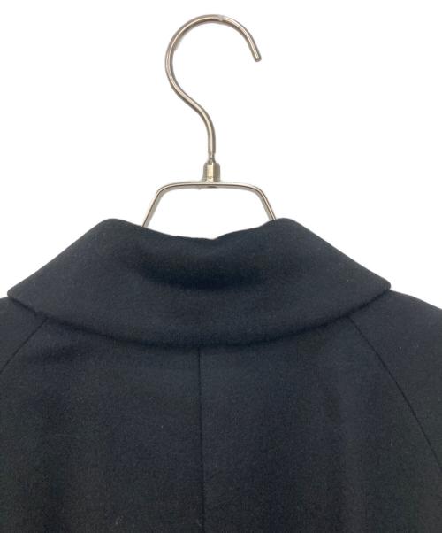 SANYO（サンヨー）SANYO (サンヨー) カシミヤ100％ステンカラーコート ブラック サイズ:9の古着・服飾アイテム