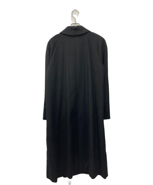 SANYO（サンヨー）SANYO (サンヨー) カシミヤ100％ステンカラーコート ブラック サイズ:9の古着・服飾アイテム