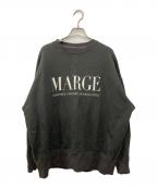 MICA&DEALマイカアンドディール）の古着「MARGEロゴ裏起毛スウェット」｜グレー