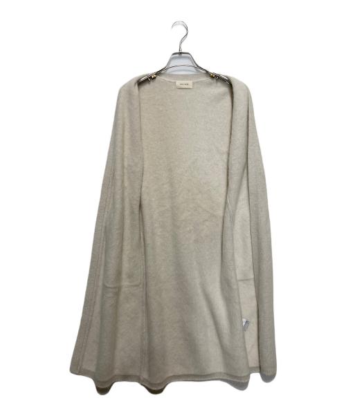 DES PRES（デ プレ）DES PRES (デ プレ) フォックスカシミヤ ロングジレ アイボリー サイズ:FREEの古着・服飾アイテム