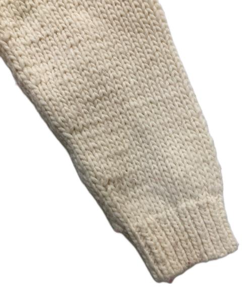 BEAMS BOY（ビームスボーイ）BEAMS BOY (ビームスボーイ) ハンドニット ショート カーディガン アイボリー サイズ:FREEの古着・服飾アイテム