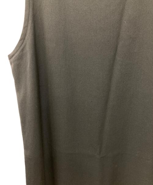 Y's（ワイズ）Y's (ワイズ) ノースリーブウールワンピース ブラック サイズ:3の古着・服飾アイテム