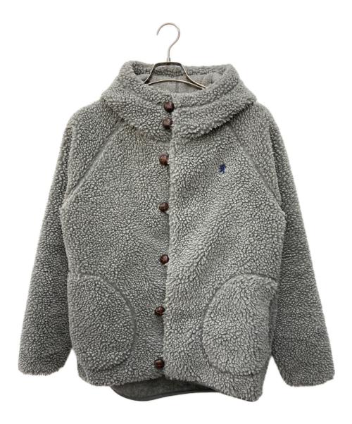 Gymphlex（ジムフレックス）Gymphlex (ジムフレックス) フード付きフリースジャケット グレー サイズ:Mの古着・服飾アイテム