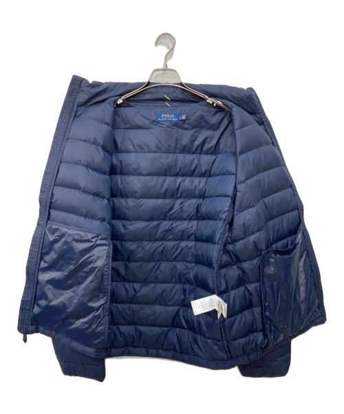 POLO RALPH LAUREN（ポロ・ラルフローレン）POLO RALPH LAUREN (ポロ・ラルフローレン) ポニー刺繍パッカブルダウンジャケット ネイビー サイズ:Ｌの古着・服飾アイテム