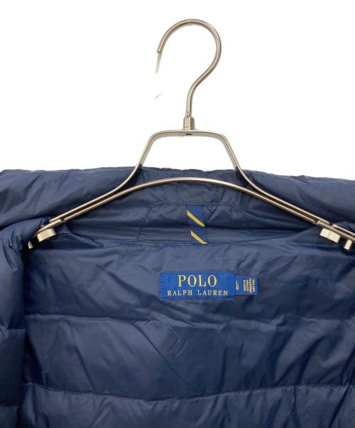 POLO RALPH LAUREN（ポロ・ラルフローレン）POLO RALPH LAUREN (ポロ・ラルフローレン) ポニー刺繍パッカブルダウンジャケット ネイビー サイズ:Ｌの古着・服飾アイテム