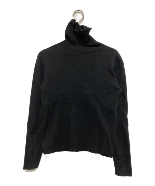CABAN（キャバン）CABaN (キャバン) コットンカシミヤタートルネックニット ブラック サイズ:XSの古着・服飾アイテム